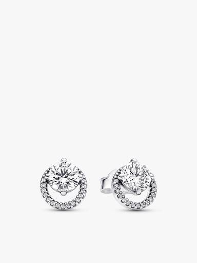 Sparking Round Halo Jewellery Gift Set