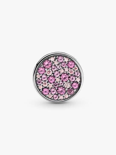 Pink Pavé Clip Charm