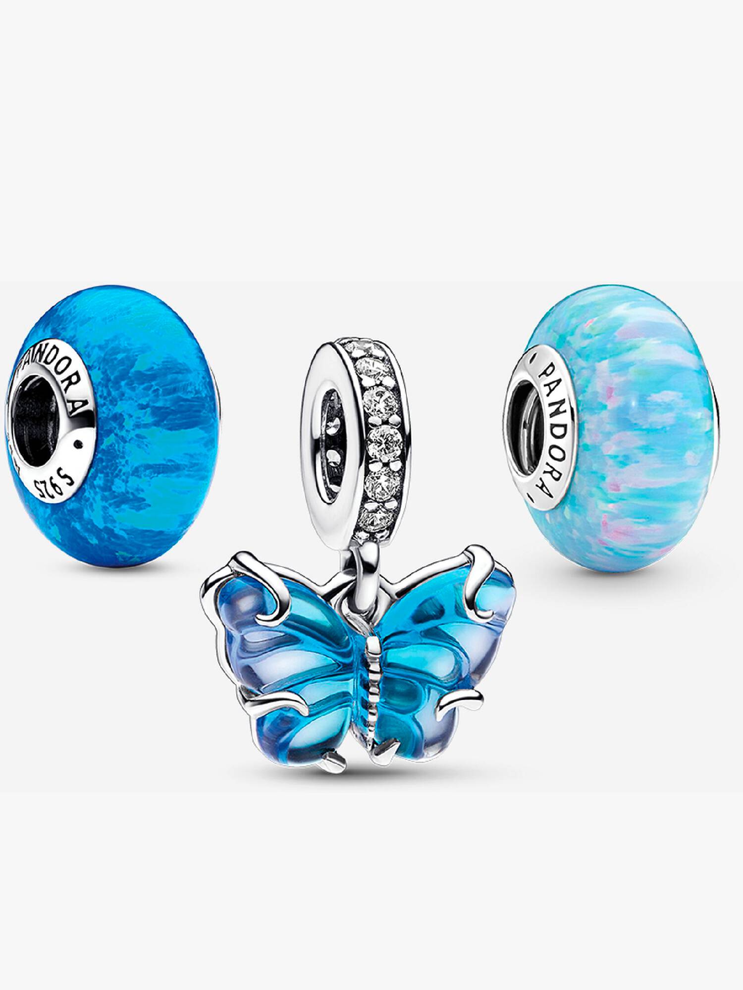 Boldly Bright and Blue Charm Set