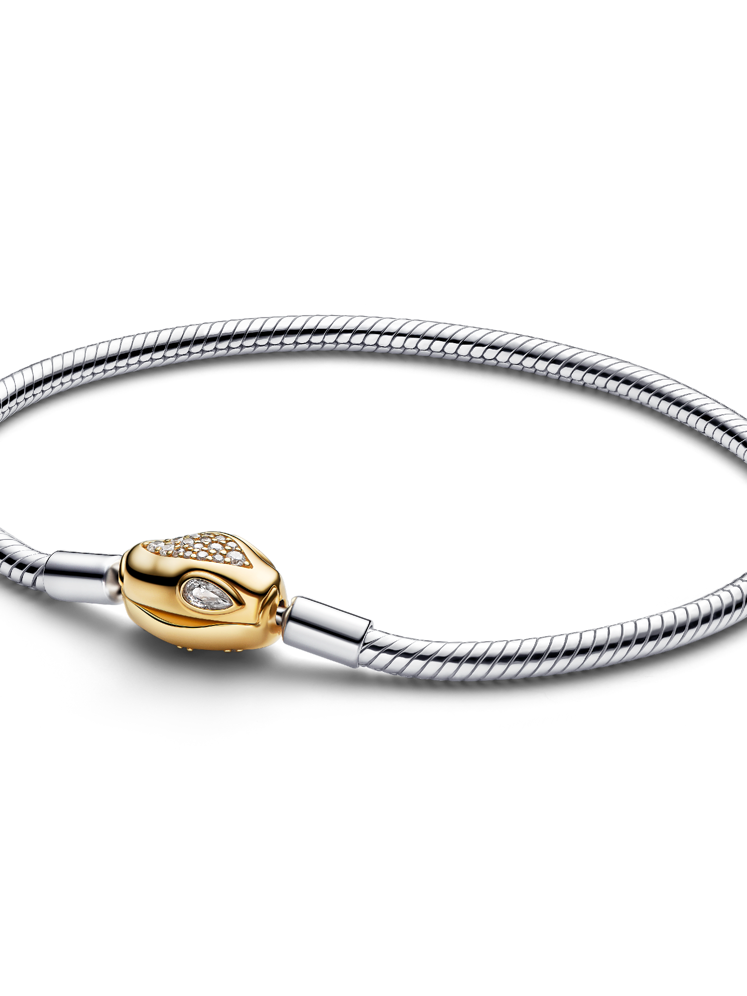 PANDORA パンドラ Clasp Snake Chain Bracelet Snake Clasp & Chain Bracelet | Two-tone | Pandora HK
