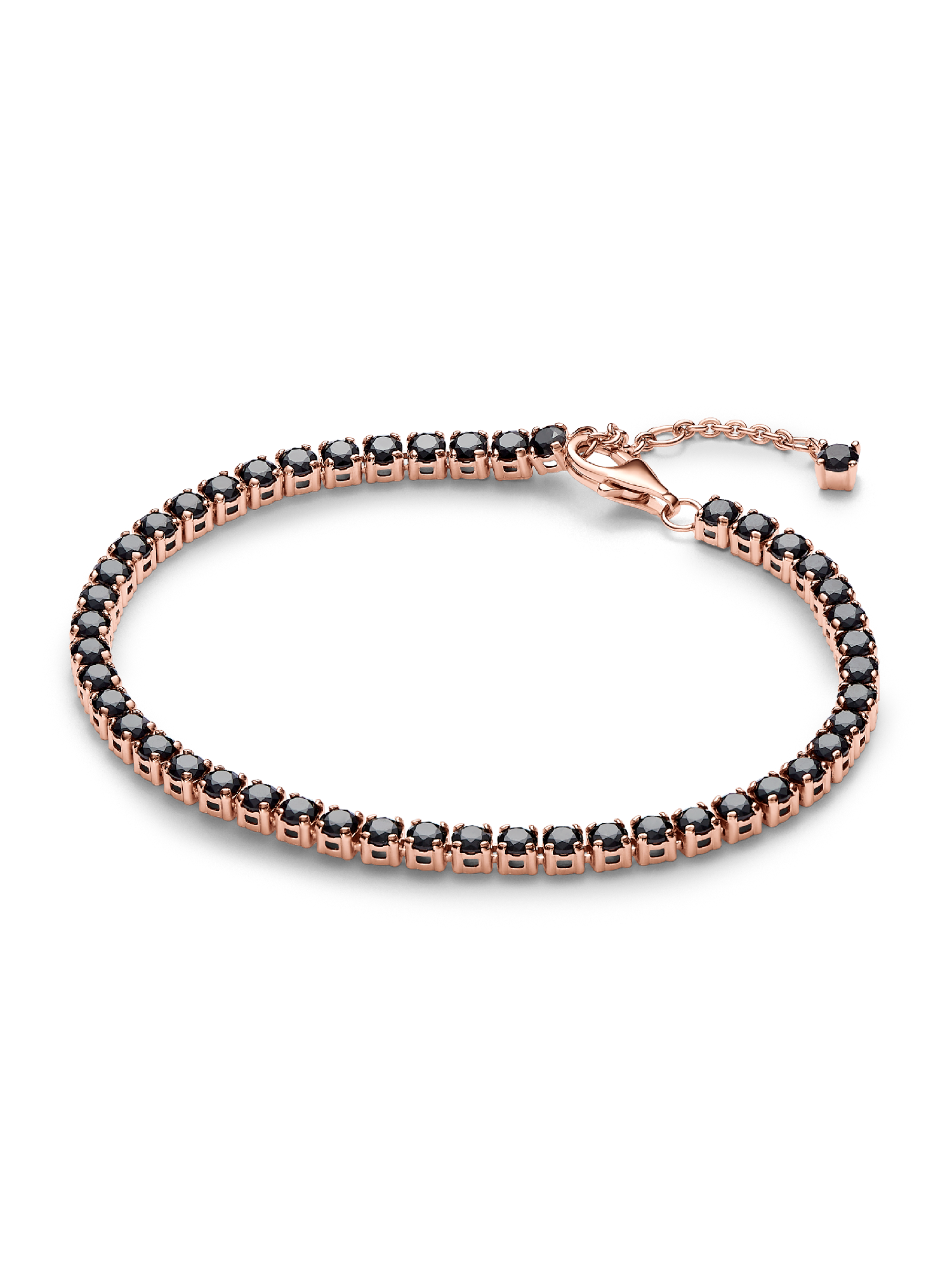 Black Sparkling Tennis Bracelet
