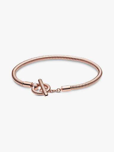 Pandora Moments T-Bar Snake Chain Bracelet
