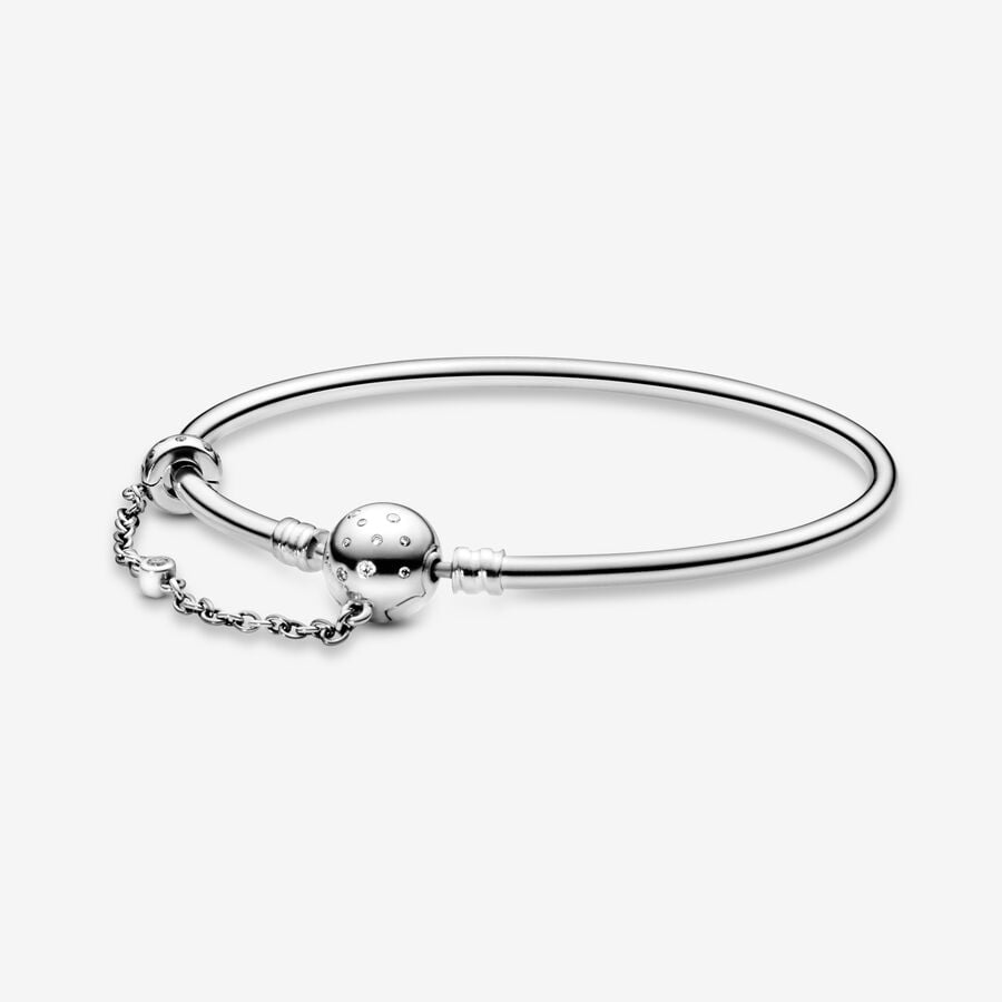 Pandora Moments Chain Clasp One In a Million Bangle image number 0