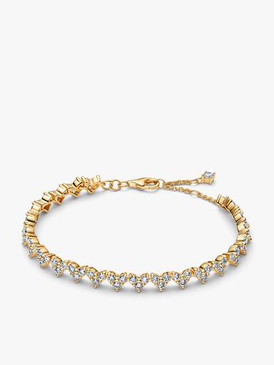 Triple Stone Heart Jewellery Set