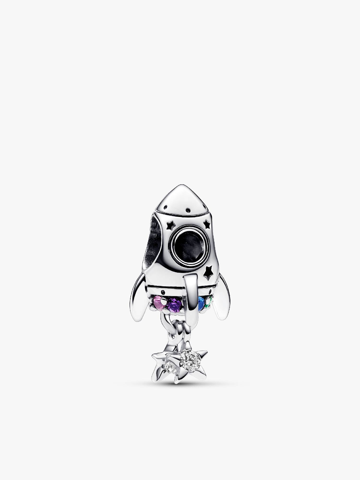 Space Love Rocket Charm