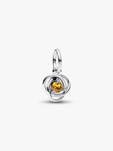 Honey Eternity Circle Dangle Charm