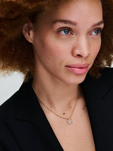 Sparkling Herbarium Cluster Pendant Necklace