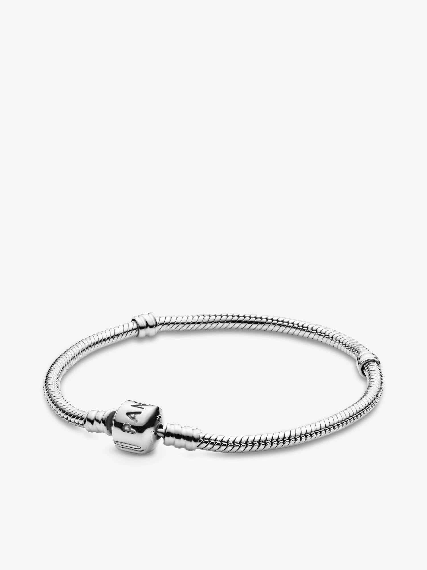 Barrel Clasp Snake Chain Bracelet
