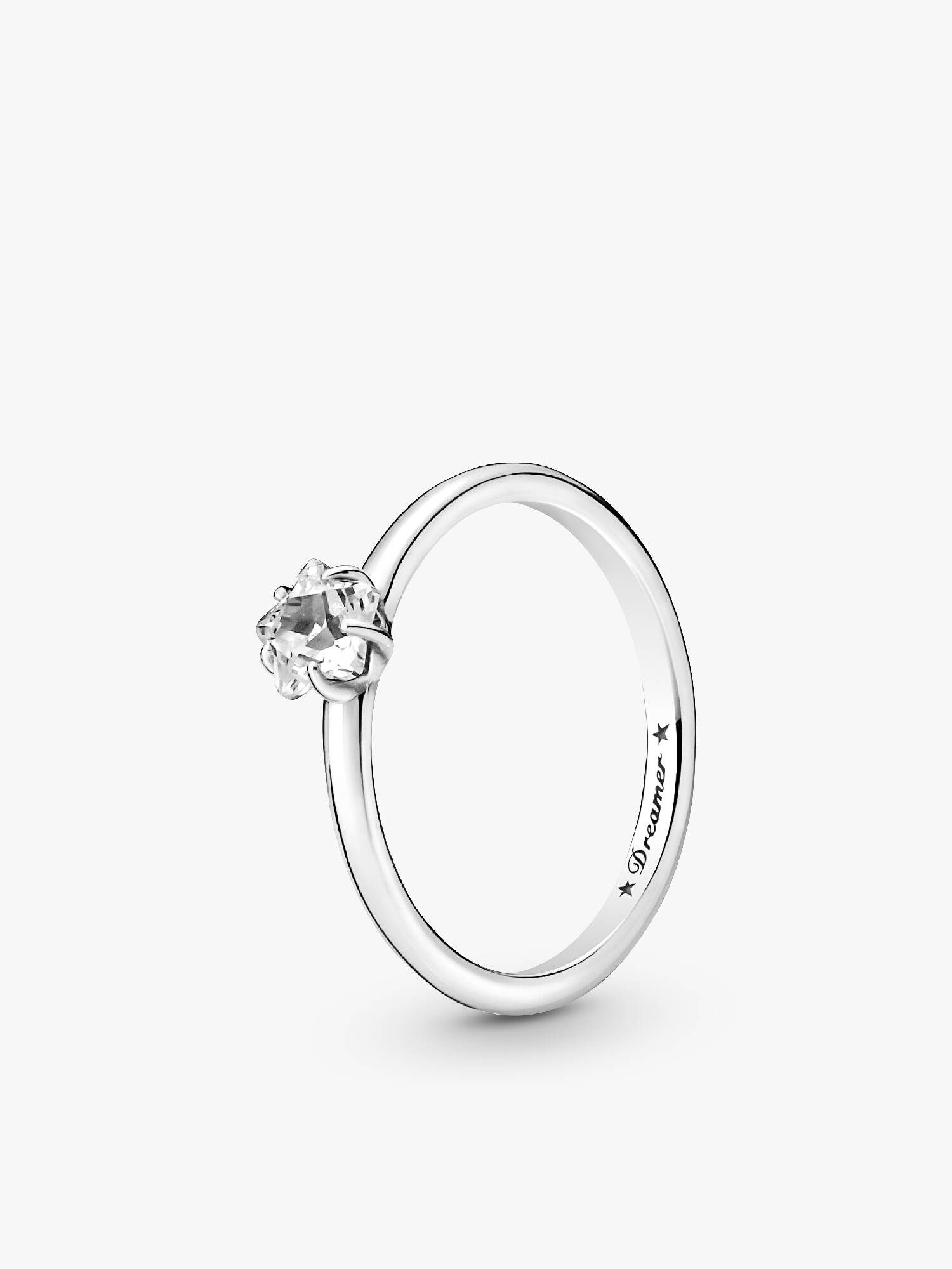 Celestial Sparkling Star Solitaire Ring