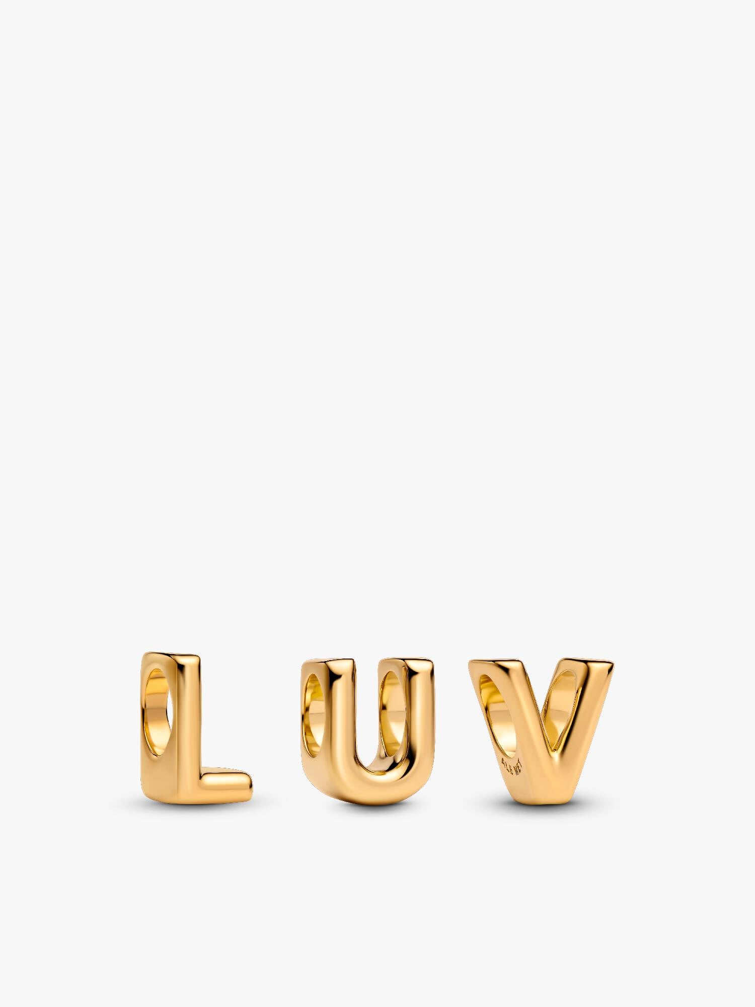 "LUV" Alphabet Mini Charm Set