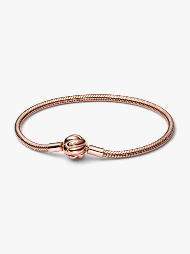Pandora Moments Love Knot Snake Chain Bracelet