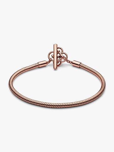 Pandora Moments Peace Knot T-bar Snake Chain Bracelet