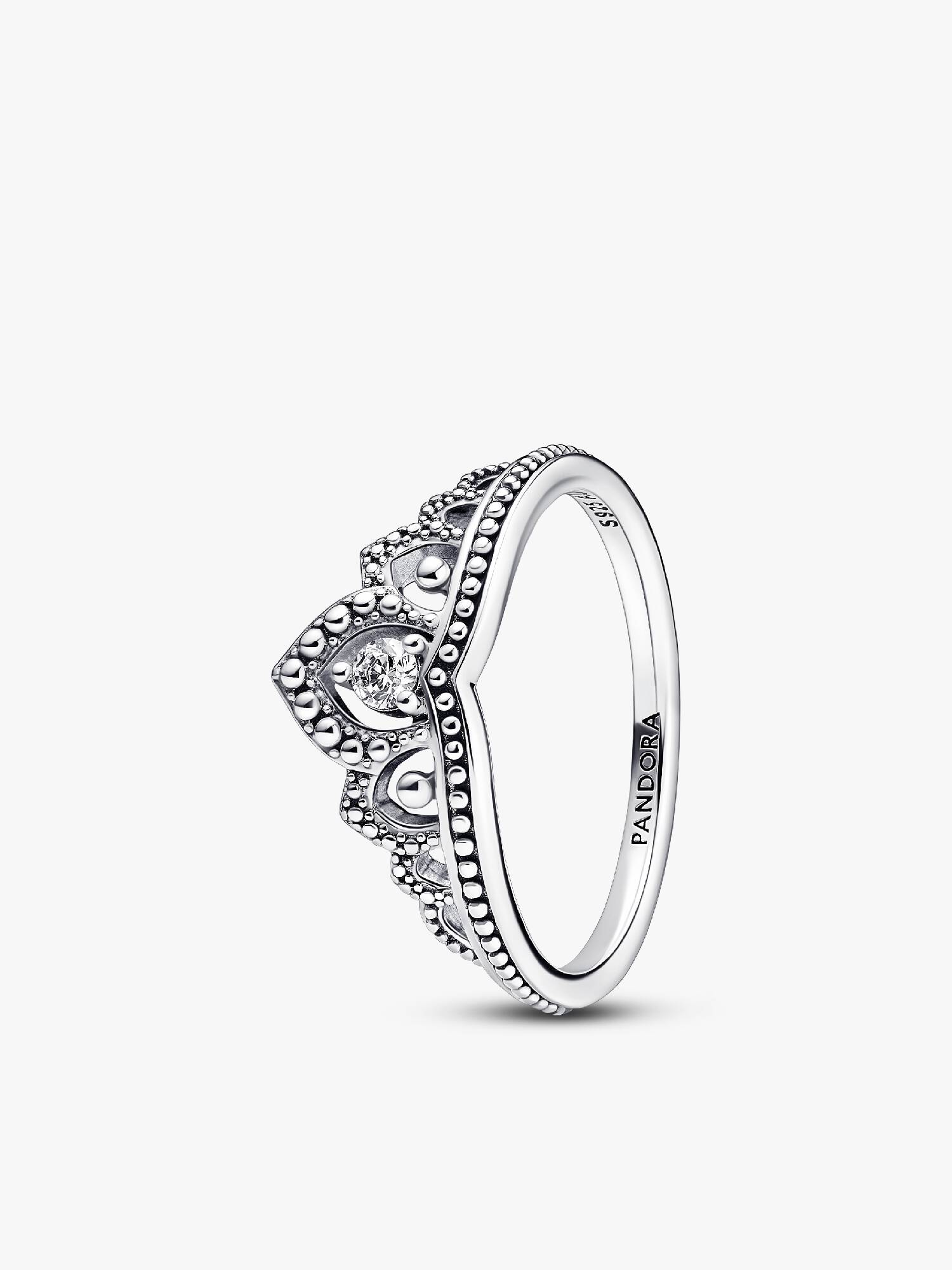 Regal Beaded Tiara Ring