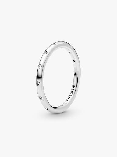 Simple Sparkling Band Ring