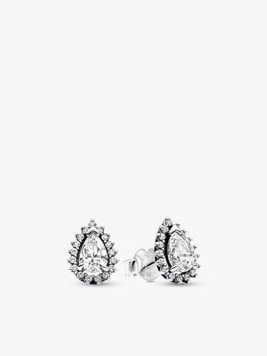 Sparkling Pear Halo Jewellery Gift Set