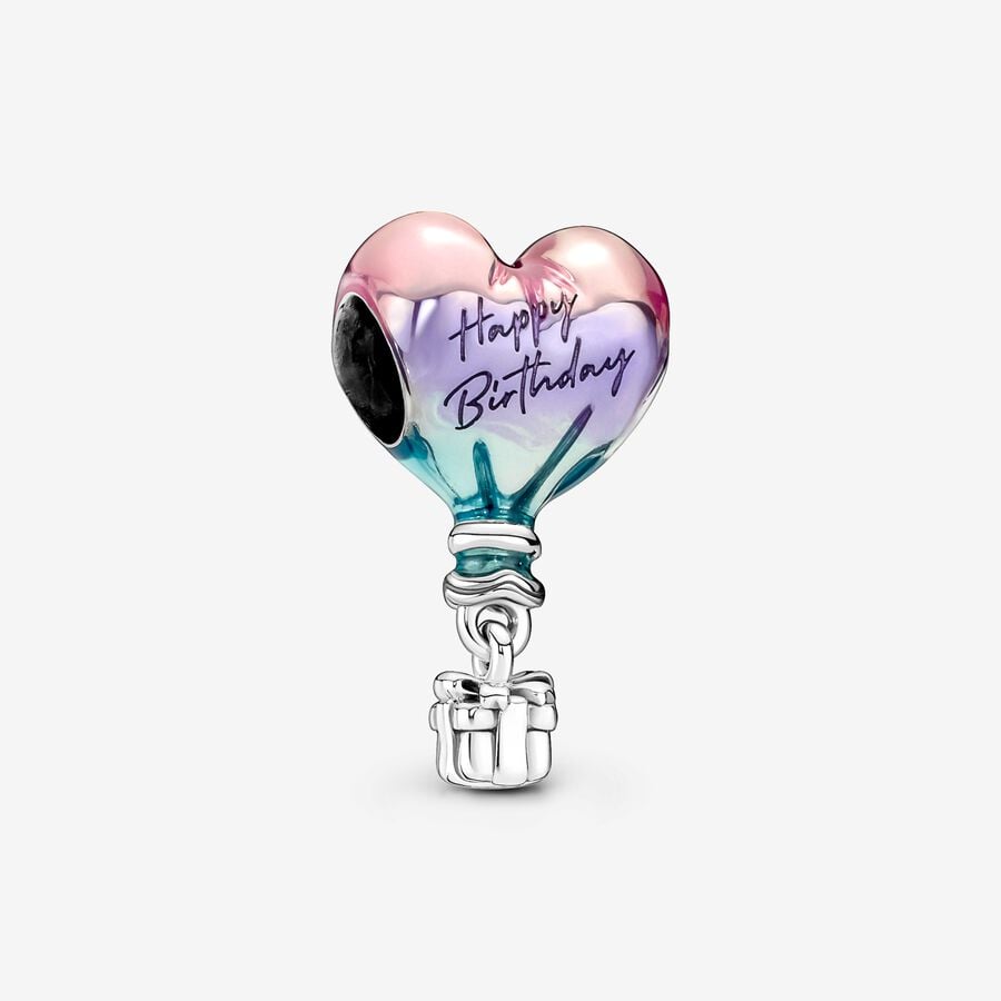 Happy Birthday Hot Air Balloon Charm image number 0
