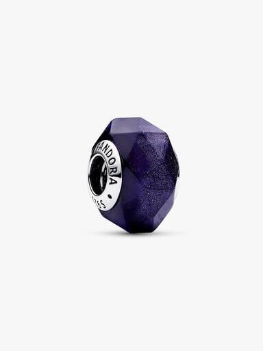 藍色切面 Murano 琉璃串飾