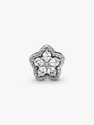 Sparkling Snowflake Pavé Charm