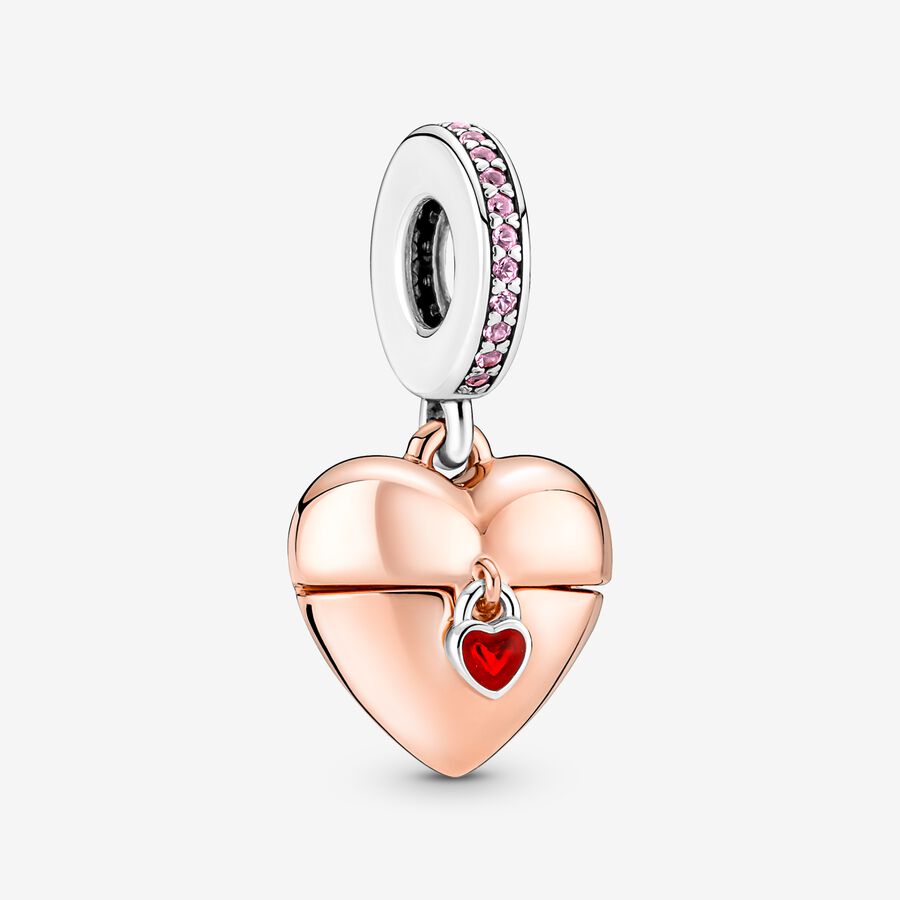 Reveal Your Love Heart Locket Pendant image number 0