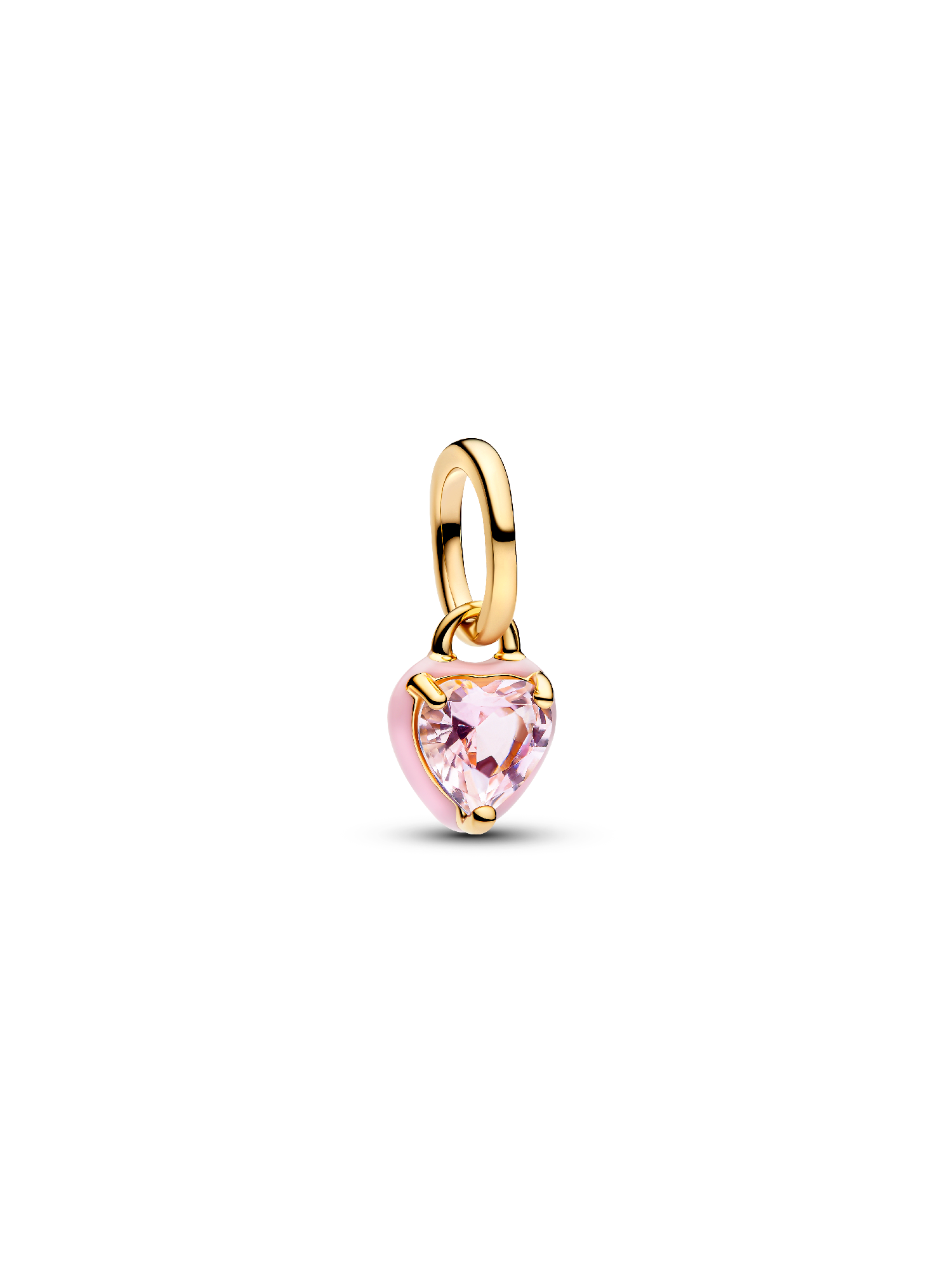 Pink Chakra Heart Mini Dangle Charm