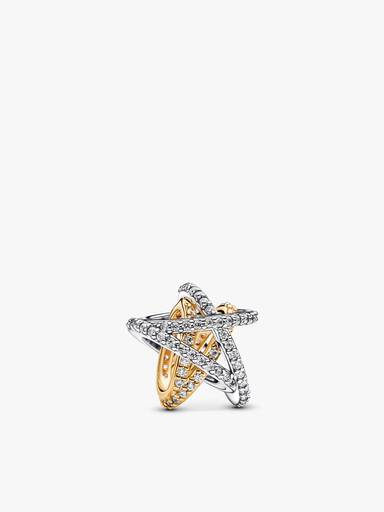 Sparkling Crossover Star Necklace Set