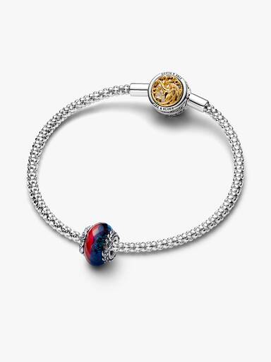 Game of Thrones Ice & Fire Dragons Dual Murano Glass Charm