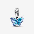 藍色 Murano 琉璃蝴蝶吊飾